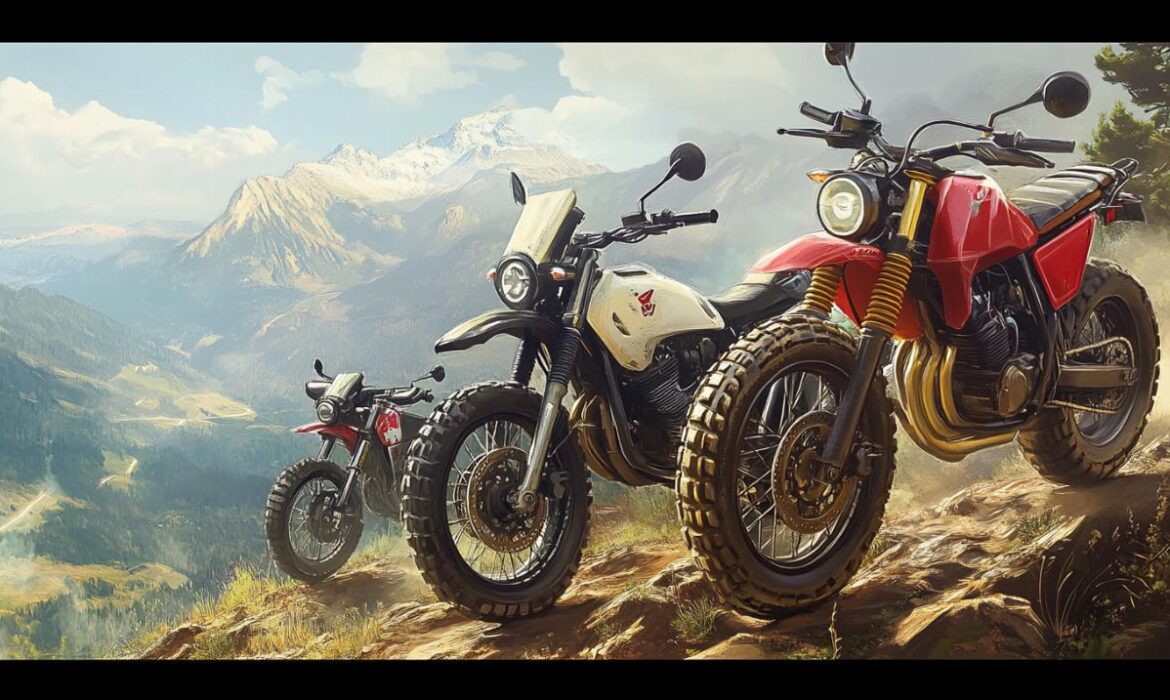 Les meilleures motos off road pour l’aventure tout-terrain