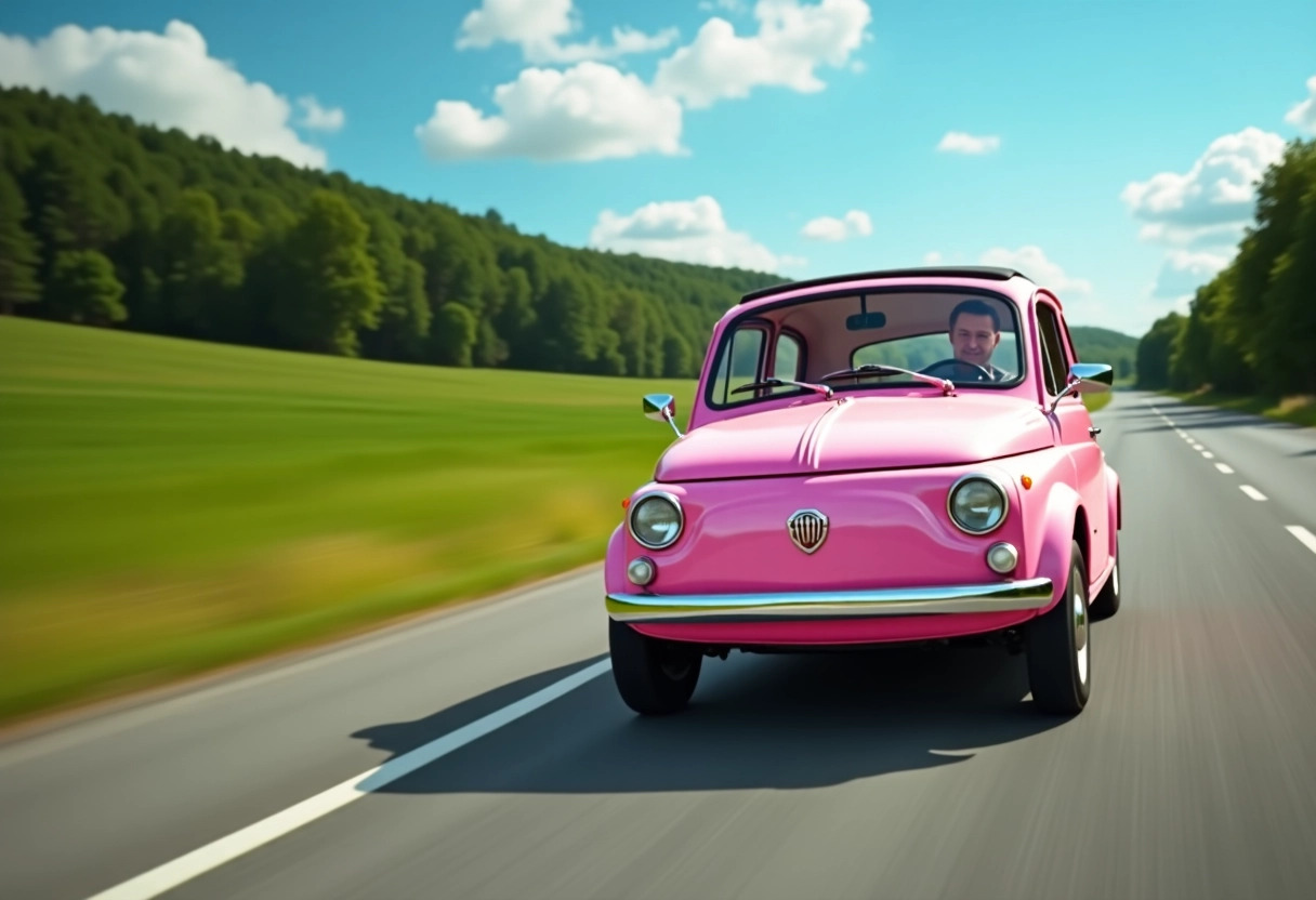 fiat 500 rose