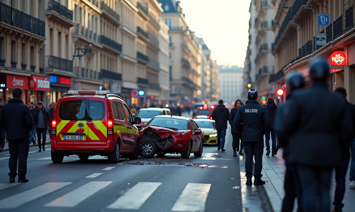 Accident de la route à Paris : que faut-il faire ?